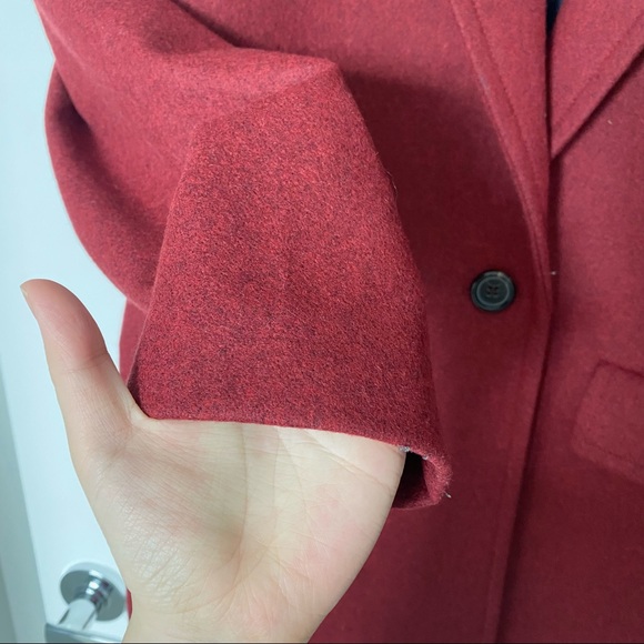 J Crew Wool boyfriend style coat - Picture 7 of 8